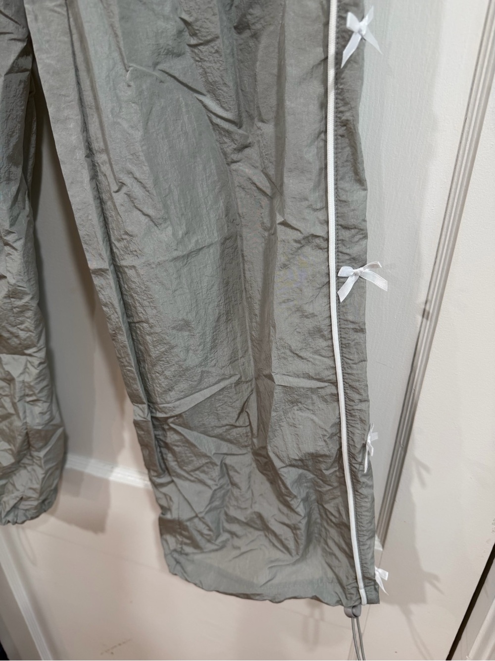 COCO & SHAY Light Gray Elastic Waist Pants large - Picture 3 of 10